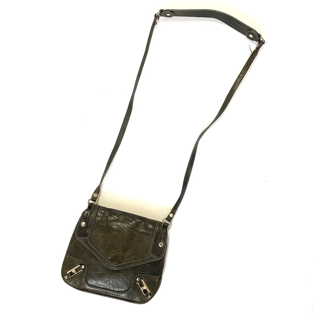 Rebecca Minkoff Olive Green Leather Crossbody Bag